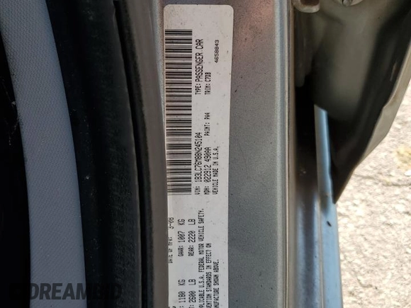 2008 Dodge Avenger R/T with VIN 1B3LC76M88N245104, listed as a Copart auction lot 70723134 with 228,654 mi miles and Salvage Title. Bid and sale history available at carsss.com. Image 12.