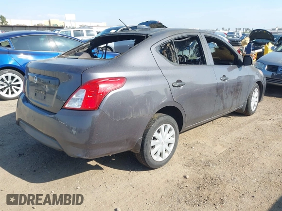 2015 Nissan Versa S Plus with VIN 3N1CN7AP7FL800683, listed as a IAAI auction lot 41867337 with Not Provided miles. Bid and sale history available at carsss.com. Image 4.