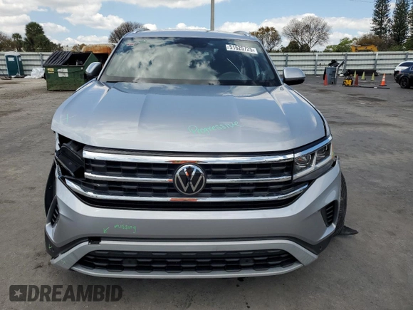2023 Volkswagen Atlas SE z VIN 1V2WC2CA4PC201599, wystawiony jako Copart lot #51625725 z przebiegiem 30 301 mil mil oraz Szkoda całkowita • Salvage title. Historia ofert i sprzedaży dostępna na DreamBid. Obrazek 5.