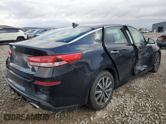 2019 Kia Optima LX with VIN 5XXGT4L38KG354515, listed as a Copart auction lot 47381055 with 126,588 mi miles and Salvage title. Bid and sale history available at DreamBid. Image 3.