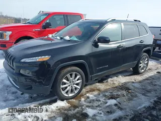 2016 Jeep Cherokee Limited with VIN 1C4PJLDS3GW374084, listed as a IAAI auction lot 41646098 with 112,510 mi miles. Bid and sale history available at carsss.com. Image 18.