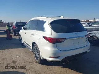 2017 Infiniti QX60 with VIN 5N1DL0MM2HC550358, listed as a IAAI auction lot 41664787 with 133,024 mi miles and . Bid and sale history available at DreamBid. Image 3.
