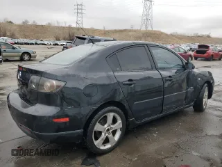 2005 Mazda 3 s with VIN JM1BK323551247446, listed as a Copart auction lot 48338215 with 163,744 mi miles and Salvage Title. Bid and sale history available at carsss.com. Image 3.