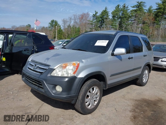 2005 Honda CR-V EX z VIN SHSRD78835U304679, wystawiony jako IAAI lot #42110624 z przebiegiem 264 220 mil mil oraz . Historia ofert i sprzedaży dostępna na DreamBid. Obrazek 2.