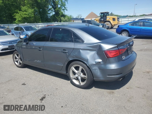 2015 Audi A3 Premium with VIN WAUACGFF5F1084672, listed as a Copart auction lot 55898775 with Not provided miles and Salvage title. Bid and sale history available at DreamBid. Image 2.