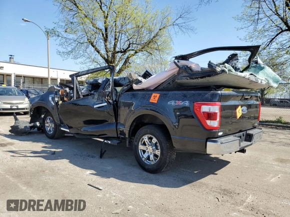 2023 Ford F-150 XL with VIN 1FTEW1EP5PFA21479, listed as a Copart auction lot 51275173 with 0 mi miles and Salvage Title. Bid and sale history available at carsss.com. Image 2.
