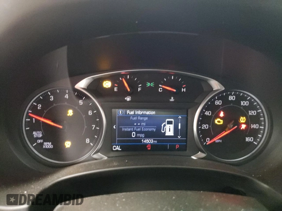 2024 GMC Terrain SLE with VIN 3GKALMEG7RL250879, listed as a Copart auction lot 50775945 with 14,503 mi miles and Salvage title. Bid and sale history available at DreamBid. Image 9.
