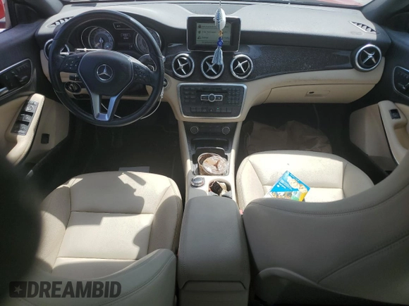 2014 Mercedes-Benz CLA 250 with VIN WDDSJ4GB0EN124788, listed as a Copart auction lot 53123825 with 100,905 mi miles and Salvage title. Bid and sale history available at DreamBid. Image 8.
