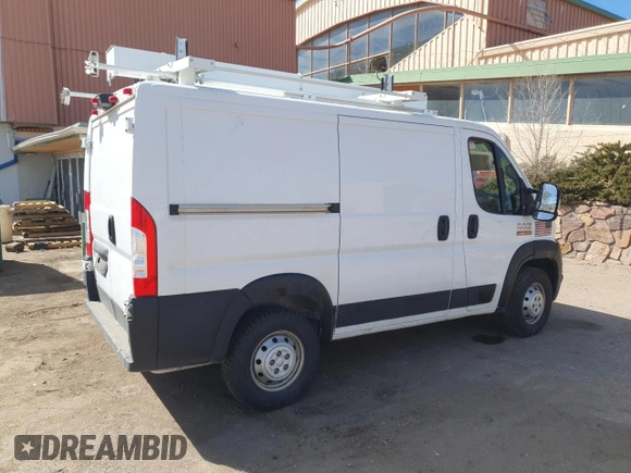 2021 Ram ProMaster Cargo with VIN 3C6LRVNG1ME576187, listed as a Copart auction lot 81195664 with Not Provided miles and Salvage Title. Bid and sale history available at DreamBid. Image 3.
