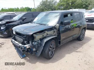 2020 Jeep Renegade Sport with VIN ZACNJAAB2LPM06219, listed as a IAAI auction lot 42063083 with 47,225 mi miles and . Bid and sale history available at DreamBid. Image 19.