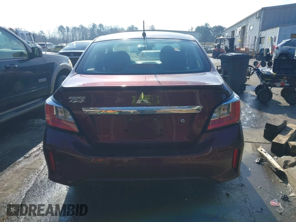2023 Mitsubishi Mirage ES with VIN ML32FUFJ7PHF04917, listed as a IAAI auction lot 41203864 with 23,262 mi miles and . Bid and sale history available at DreamBid. Image 15.