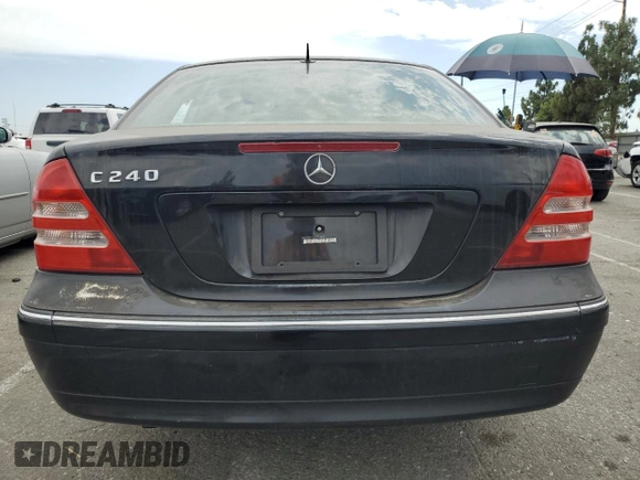 2001 Mercedes-Benz C 230/260/280/320 с VIN WDBRF61J21F056499, выставлен на аукционе Copart как лот 65673225 с пробегом 150 300 миль миль и Чистый • Clean title. История ставок и продаж доступна на DreamBid. Изображение 6.