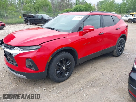 2020 Chevrolet Blazer LT with VIN 3GNKBCR45LS662204, listed as a IAAI auction lot 42458323 with 83,502 mi miles and . Bid and sale history available at DreamBid. Image 18.