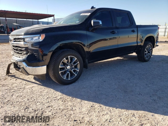 2023 Chevrolet Silverado 1500 LT with VIN 3GCPACEK3PG188655, listed as a Copart auction lot 80369134 with 13,953 mi miles and Salvage Title. Bid and sale history available at DreamBid. Image 1.