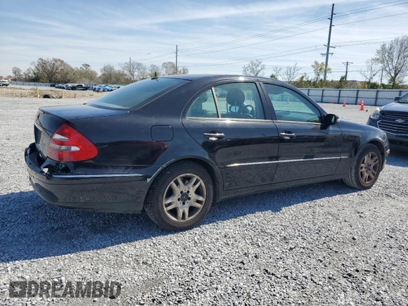 2005 Mercedes-Benz E-Class 3.2L with VIN WDBUF65JX5A617085, listed as a Copart auction lot 46525065 with 147,874 mi miles and Salvage Title. Bid and sale history available at carsss.com. Image 3.