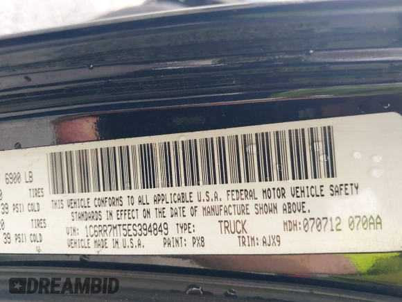 2014 Ram 1500 Sport с VIN 1C6RR7MT5ES394849, выставлен на аукционе IAAI как лот 42009159 с пробегом 149 904 миль миль и . История ставок и продаж доступна на DreamBid. Изображение 9.