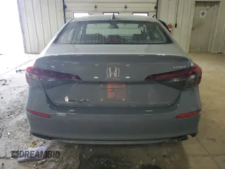 2025 Honda Civic Sport with VIN 2HGFE2F57SH505527, listed as a Copart auction lot 54963955 with 11,408 mi miles and Salvage title. Bid and sale history available at DreamBid. Image 6.