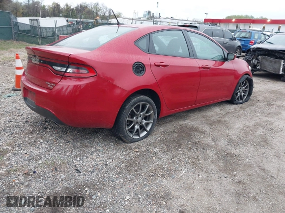 2014 Dodge Dart SXT with VIN 1C3CDFBB5ED825491, listed as a IAAI auction lot 42002241 with 78,585 mi miles. Bid and sale history available at carsss.com. Image 4.