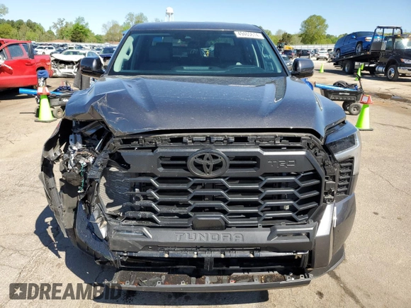 2022 Toyota Tundra SR5 with VIN 5TFLA5AB3NX009801, listed as a Copart auction lot 49465614 with 19,376 mi miles and Salvage title. Bid and sale history available at DreamBid. Image 5.
