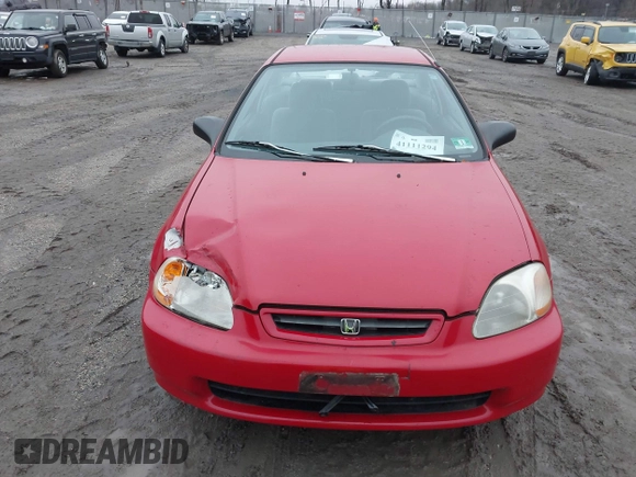 1998 Honda Civic DX with VIN 1HGEJ622XWL045346, listed as a IAAI auction lot 41111294 with 73,212 mi miles. Bid and sale history available at carsss.com. Image 12.