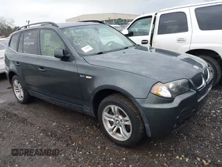 2006 BMW X3 3.0i with VIN WBXPA93436WG75979, listed as a IAAI auction lot 41896174 with Not Provided miles and . Bid and sale history available at DreamBid. Image 1.