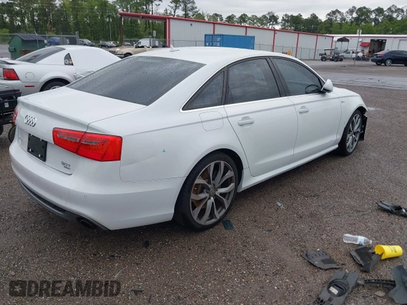 2013 Audi A6 Prestige with VIN WAUHGAFC2DN153202, listed as a IAAI auction lot 42242052 with 163,295 mi miles and . Bid and sale history available at DreamBid. Image 4.