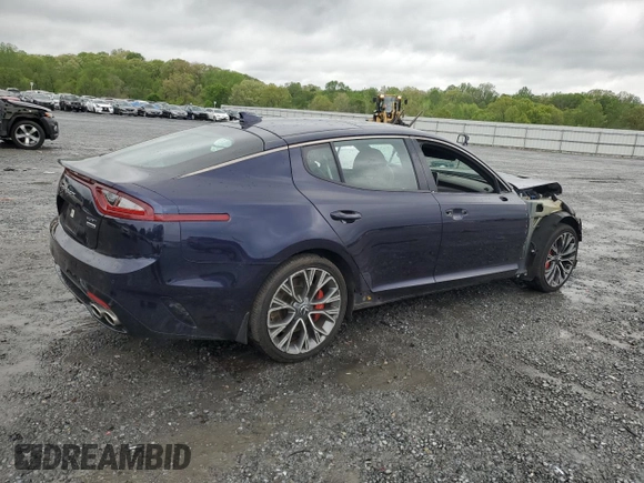 2020 Kia Stinger GT with VIN KNAE35LC5L6086551, listed as a Copart auction lot 51924835 with 67,619 mi miles and Salvage Title. Bid and sale history available at carsss.com. Image 3.