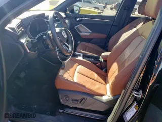 2021 Audi Q3 S line Premium with VIN WA1DECF36M1014758, listed as a Copart auction lot 50203515 with 59,589 mi miles and Salvage Title. Bid and sale history available at carsss.com. Image 7.