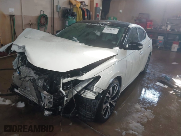 2017 Nissan Maxima SV with VIN 1N4AA6AP8HC383430, listed as a IAAI auction lot 41843529 with 105,244 mi miles and . Bid and sale history available at DreamBid. Image 18.