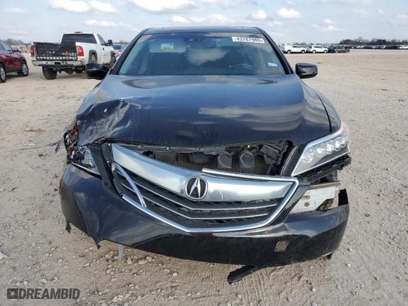 2016 Acura RLX Tech Pkg with VIN JH4KC1F58GC001638, listed as a Copart auction lot 43787985 with 66,701 mi miles and Salvage Title. Bid and sale history available at carsss.com. Image 5.