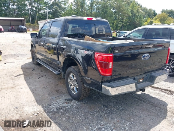 2021 Ford F-150 XL with VIN 1FTFW1E5XMKE21429, listed as a IAAI auction lot 40347406 with 125,000 mi miles. Bid and sale history available at carsss.com. Image 3.