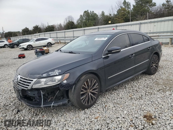 2014 Volkswagen CC VR6 Executive 4Motion with VIN WVWGU7ANXEE526815, listed as a Copart auction lot 45895175 with 128,310 mi miles and Clean Title. Bid and sale history available at carsss.com. Image 1.