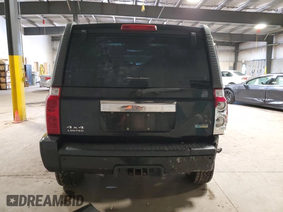 2008 Jeep Commander Limited with VIN 1J8HG58N78C210979, listed as a Copart auction lot 76703864 with 204,136 mi miles and Salvage Title. Bid and sale history available at carsss.com. Image 6.