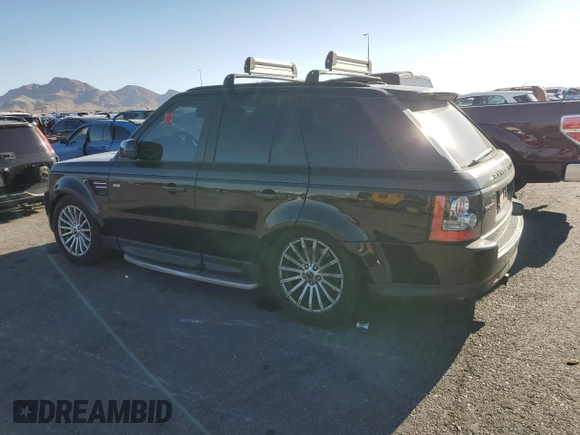 2012 Land Rover Range Rover Sport HSE with VIN SALSF2D44CA753411, listed as a Copart auction lot 58253215 with Not provided miles and Clean title. Bid and sale history available at DreamBid. Image 2.