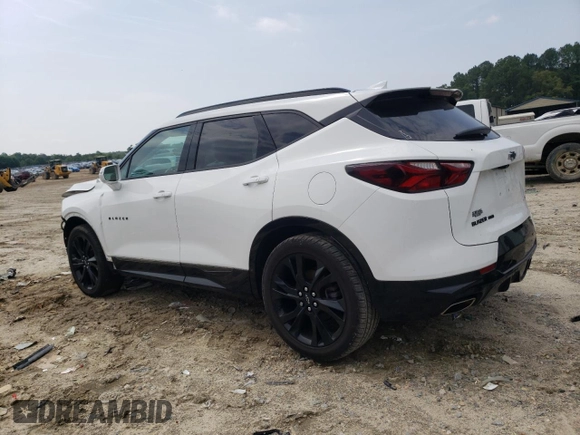 2019 Chevrolet Blazer RS with VIN 3GNKBJRS7KS640321, listed as a Copart auction lot 56576665 with 117,005 mi miles and Salvage title. Bid and sale history available at DreamBid. Image 2.