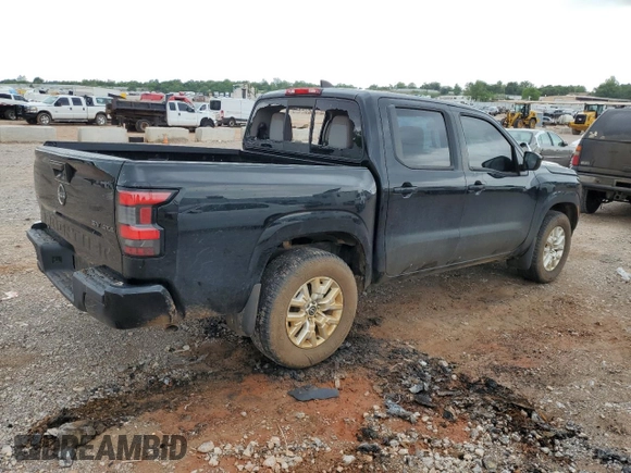 2022 Nissan Frontier SV with VIN 1N6ED1EK8NN614277, listed as a Copart auction lot 54945365 with 109,442 mi miles and Salvage title. Bid and sale history available at DreamBid. Image 3.