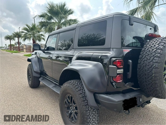 2023 Ford Bronco Raptor with VIN 1FMEE5JR1PLA80964, listed as a Copart auction lot 54699815 with 4,669 mi miles and Clean Title. Bid and sale history available at carsss.com. Image 3.