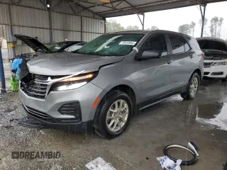 2023 Chevrolet Equinox LS with VIN 3GNAX5EG6PL220184, listed as a Copart auction lot 79925964 with 48,833 mi miles and Salvage title. Bid and sale history available at DreamBid. Image 1.