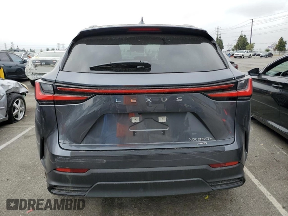 2023 Lexus NX with VIN JTJAKCEZ3P5007686, listed as a Copart auction lot 56411773 with 9,169 mi miles. Bid and sale history available at carsss.com. Image 6.
