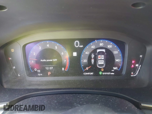 2023 Acura Integra w/A-Spec Package with VIN 19UDE4H39PA008032, listed as a IAAI auction lot 42519216 with 19,107 mi miles and . Bid and sale history available at DreamBid. Image 7.