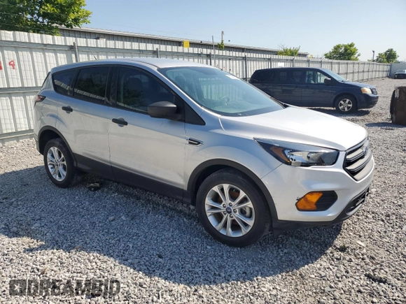 2018 Ford Escape S with VIN 1FMCU0F70JUD60266, listed as a Copart auction lot 61968765 with Not provided miles and Non repairable. Bid and sale history available at DreamBid. Image 4.