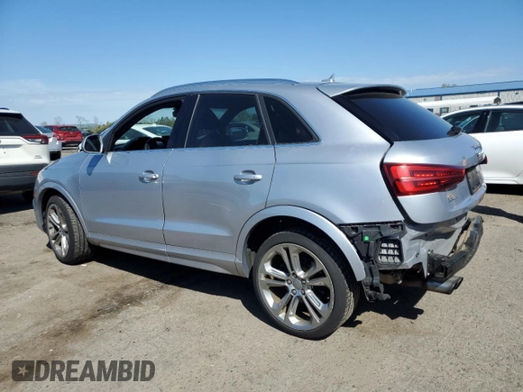 2016 Audi Q3 Premium Plus with VIN WA1EFCFS4GR020184, listed as a Copart auction lot 54449975 with 99,950 mi miles and Salvage Title. Bid and sale history available at carsss.com. Image 2.