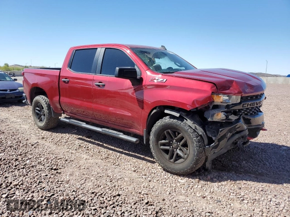 2020 Chevrolet Silverado 1500 Custom Trail Boss with VIN 1GCPYCEFXLZ263005, listed as a Copart auction lot 49859675 with 93,430 mi miles and Salvage Title. Bid and sale history available at DreamBid. Image 4.