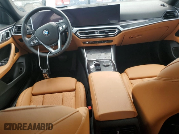 2024 BMW 4 Series 430i with VIN WBA63AV00RFS30435, listed as a Copart auction lot 74259624 with 1,616 mi miles and Non Repairable. Bid and sale history available at carsss.com. Image 8.