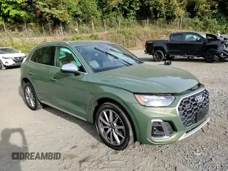 2023 Audi SQ5 Premium Plus with VIN WA1B4AFYXP2017560, listed as a Copart auction lot 72750824 with 14,447 mi miles and Salvage Title. Bid and sale history available at carsss.com. Image 12.
