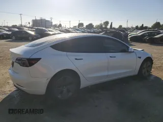 2022 Tesla Model 3 Long Range with VIN 5YJ3E1EB1NF174764, listed as a Copart auction lot 46035765 with 54,434 mi miles and Salvage Title. Bid and sale history available at carsss.com. Image 3.