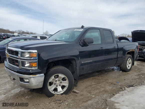2014 Chevrolet Silverado 1500 LT with VIN 1GCVKREC9EZ217377, listed as a Copart auction lot 46333875 with 207,229 mi miles and Clean Title. Bid and sale history available at carsss.com. Image 1.