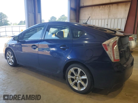 2013 Toyota Prius One with VIN JTDKN3DUXD1707664, listed as a Copart auction lot 56207165 with Not provided miles and Salvage title. Bid and sale history available at DreamBid. Image 2.