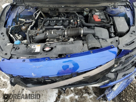 2018 Honda Accord Sedan Sport 1.5T with VIN 1HGCV1F3XJA193860, listed as a Copart auction lot 44686625 with 156,106 mi miles and Salvage Title. Bid and sale history available at carsss.com. Image 12.