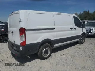 2024 Ford Transit Cargo with VIN 1FTYE1Y83RKA09653, listed as a Copart auction lot 50869985 with 5,549 mi miles and Salvage Title. Bid and sale history available at DreamBid. Image 3.